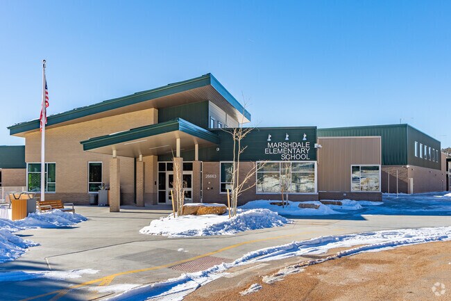 Marshdale Elementary School is a highly rated public school in Evergreen.