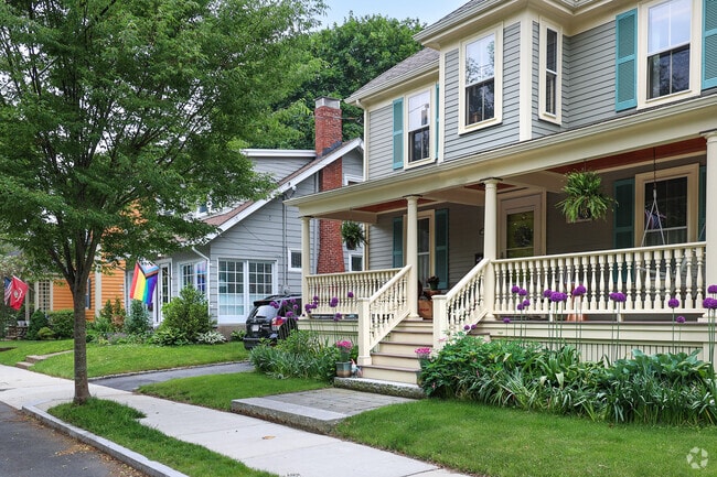Sun drenched farmers' porches are a hallmark of the Montserrat neighborhood, adding warmth and classic New England charm to its homes.