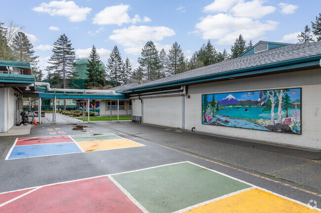 Moorlands Elementary School play area.