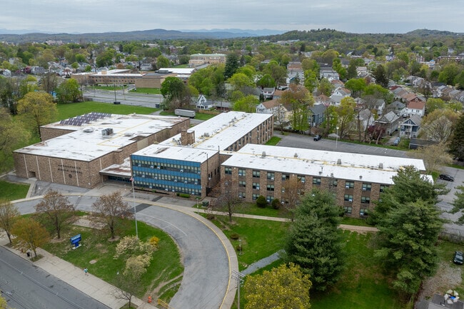 Poughkeepsie Middle School serves students in grades 6 through 8.