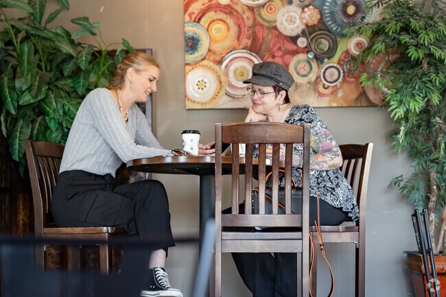 Gather with friends or study for your next test at Lucky Perk in Southeast Meridian.