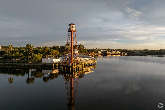 The Lighthouse at Lake Sumter Landing is a striking landmark near the Village of Virginia Trace.