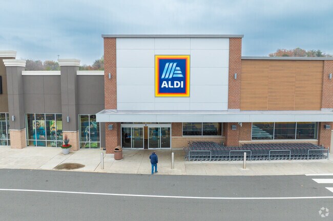 An Aldi is near by Fair Lakes for convenient grocery shopping.