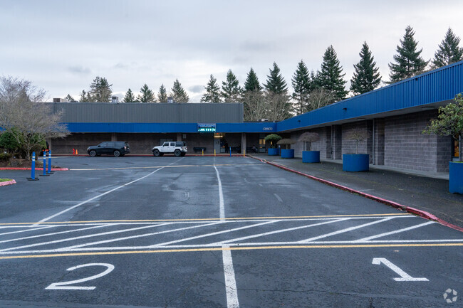 The main student entrance of Portland Adventist Elementary School.