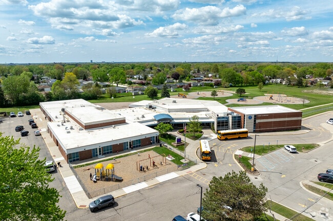 Angus Elementary School served 378 students in 2025, according to Niche.