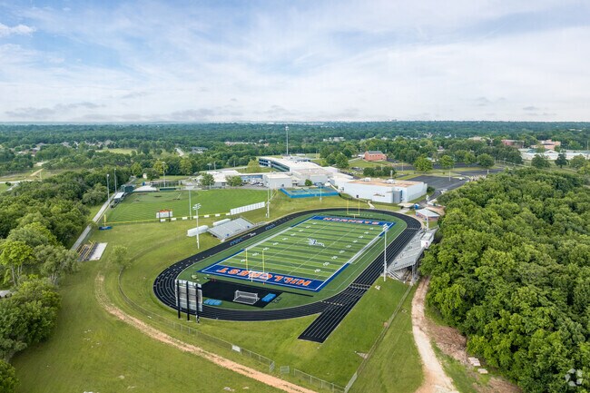 Located in far north Springfield, the Hillcrest High School campus has an almost rural feel.