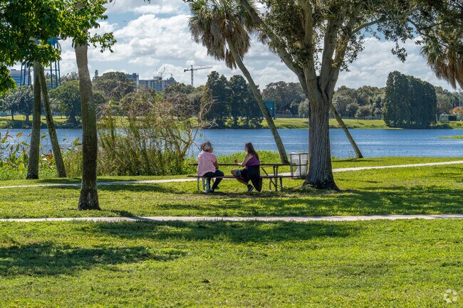 Relax and enjoy stunning views at Crescent Lake Park in Euclid-St. Paul.