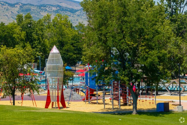 Crossroads' Scott Carpenter Park is a large park with a water park and multiple large fields.