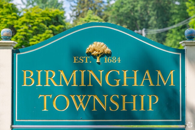 Birmingham Township was established in 1684.