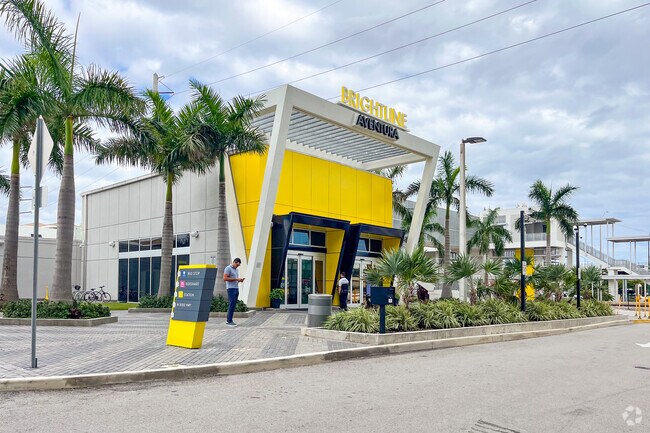 The Brightline high-speed rail offers a quick commute option.