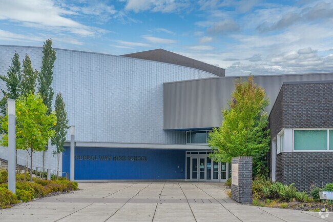 Federal Way Senior High School is in the heart of the Federal Way neighborhood.