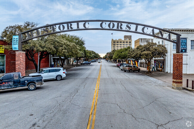 Corsicana's Historic Downtown is an historically filled area of town.