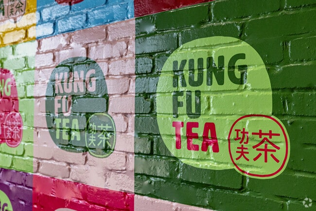 With the brick walls and wood floors, Kung Fu Tea is a favorite among locals in Rockfish.
