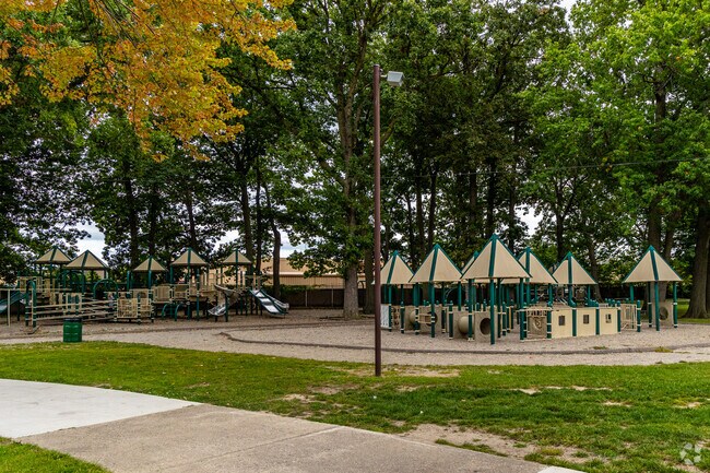 Wiegand Park Playground offers a variety of activities for kids of all ages.