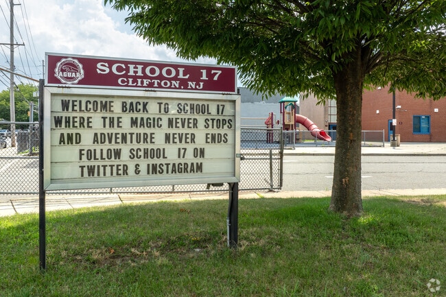 Clifton's School 17, in the Botany Village neighborhood, earns a C+ from Niche.