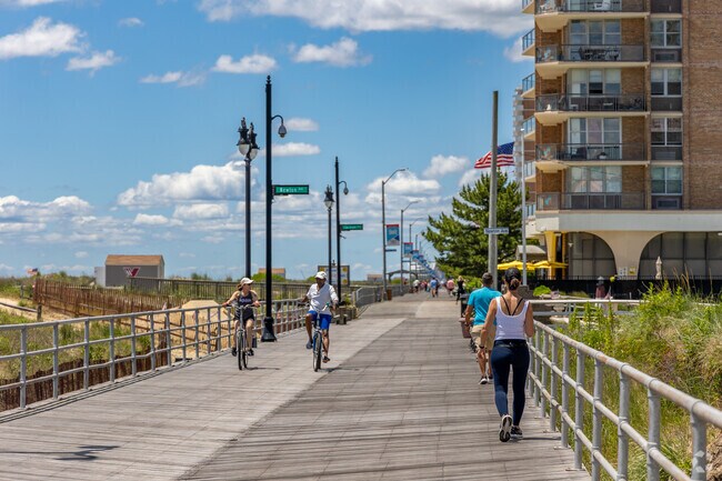 Head over to the shore from McKee City to get some exercise on the boardwalk.