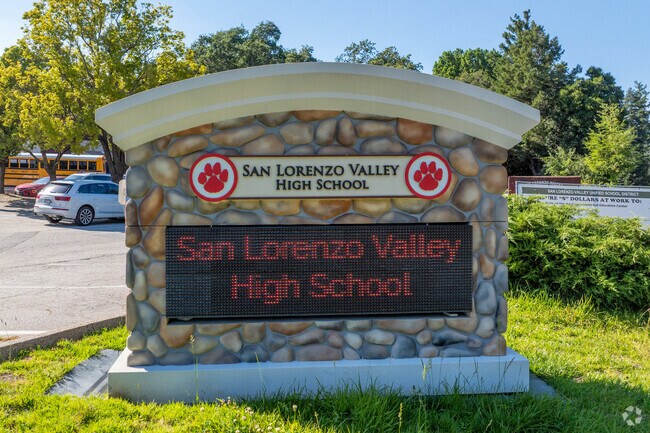 San Lorenzo Valley High School near Ben Lomond offers 15 AP courses and a 95% graduation rate, providing students with strong college prep in a scenic mountain setting.