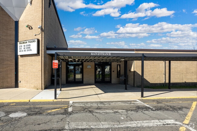 Harry S Truman High School Entrance in Levittown.