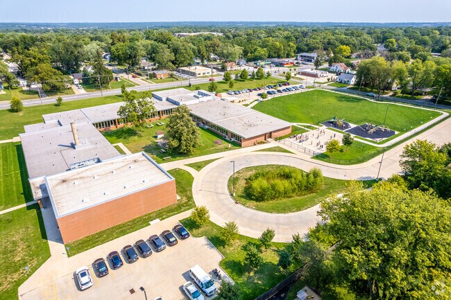 Moore Elementary aerial overview