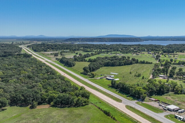 Brent is just South of Sallisaw on US-59 near the Arkansas River.