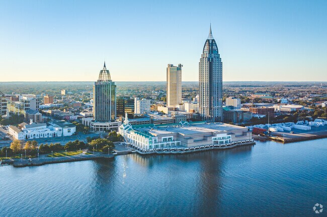 Downtown Mobile isn't far from Chickasaw and offers many events throughout the year.