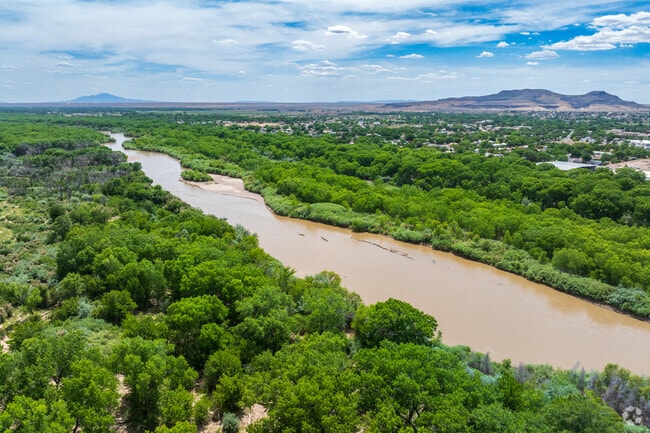 The mighty Rio Grande runs through historic community of Belen.