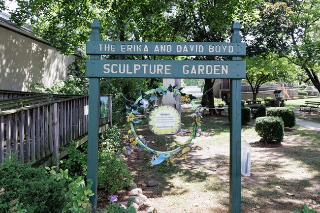 The Erika and David Boyd Sculpture garden in Leonia shows a rotating gallery of sculptures.