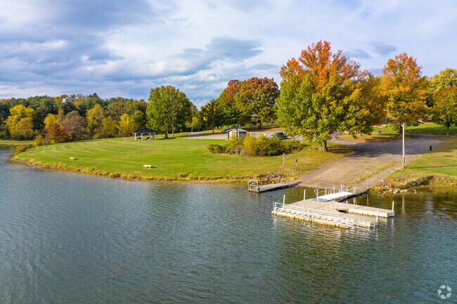 Kayak launches at Dunlap Creek Lake Park make Menallen Township a hub for water sports.