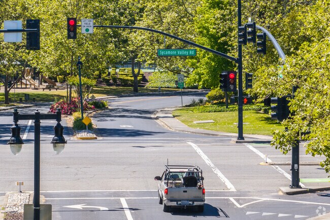 Sycamore Valley Road runs through the Sycamore Valley neighborhood, connecting to the I-680.