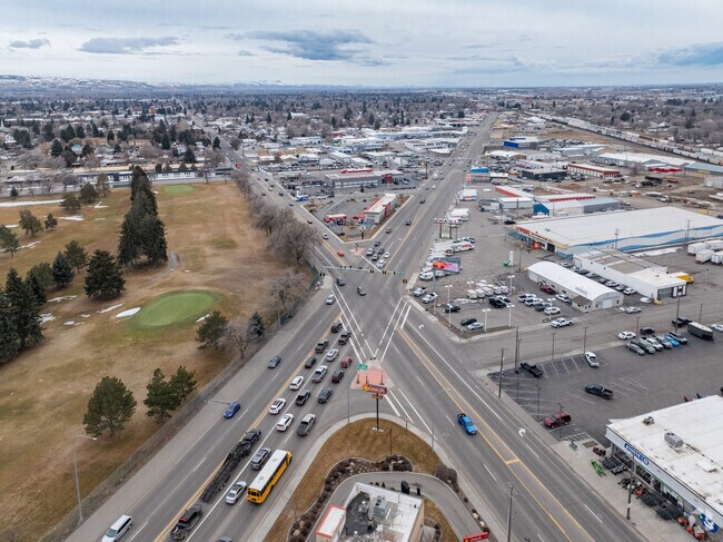 Highway 20 and 26 split Idaho Falls and Ammon into neighboring cities.
