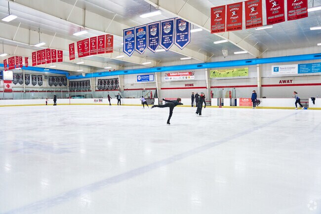 The Ashburn Ice House has 2 rinks, pro shop and a restaurant near Ashburn Village.