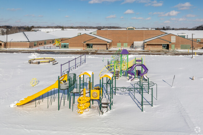 Hampton Elementary School playground.