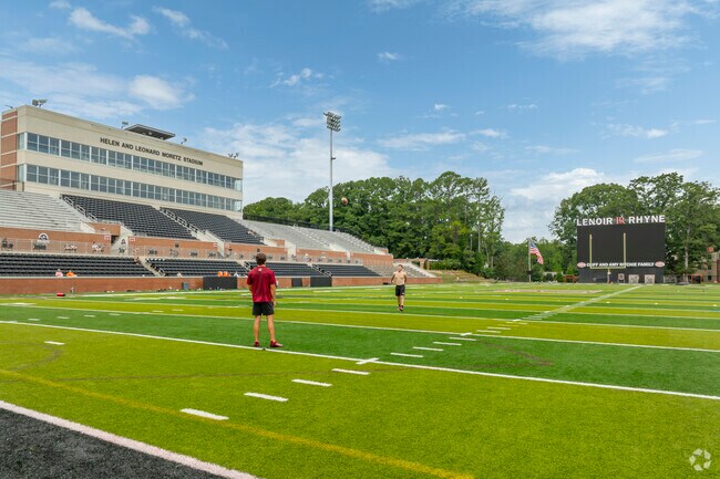 The athletic program and games of Lenoir Rhyne University are fun for West Hickory-Westmont.