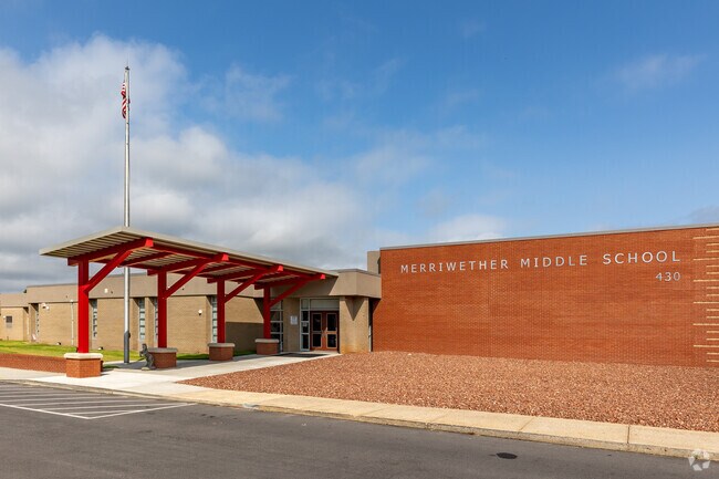 Merriwether Middle School serves students in North Augusta and southwest Edgefield County areas.