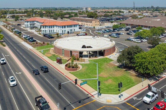A uniquely round building in Hanford is the site of the Kings County Rop School.