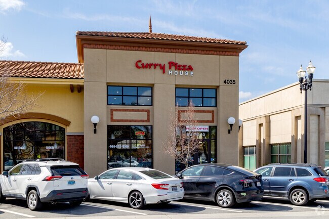 Locals can try Indian style toppings for pizzas at Curry Pizza House near Quimby.