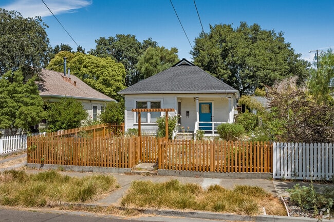 Fenced yards add a level of privacy to homes in West End Santa Rosa.