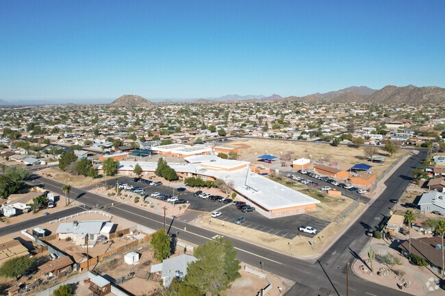 Taft Elementary School in Mesa is just a few miles away from Red Mountain.