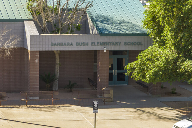 Parents can choose to drop off and pick up their kids at Mesa’a Bush Elementary School.