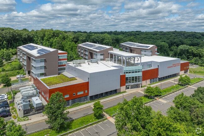 Fairchild Wheeler Interdistrict Magnet High School at 840 Old Town Rd, Bridgeport, CT 06606.