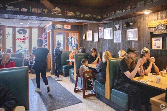 Enjoy an early meal at 
Fred's Diner in nearby Grayslake.