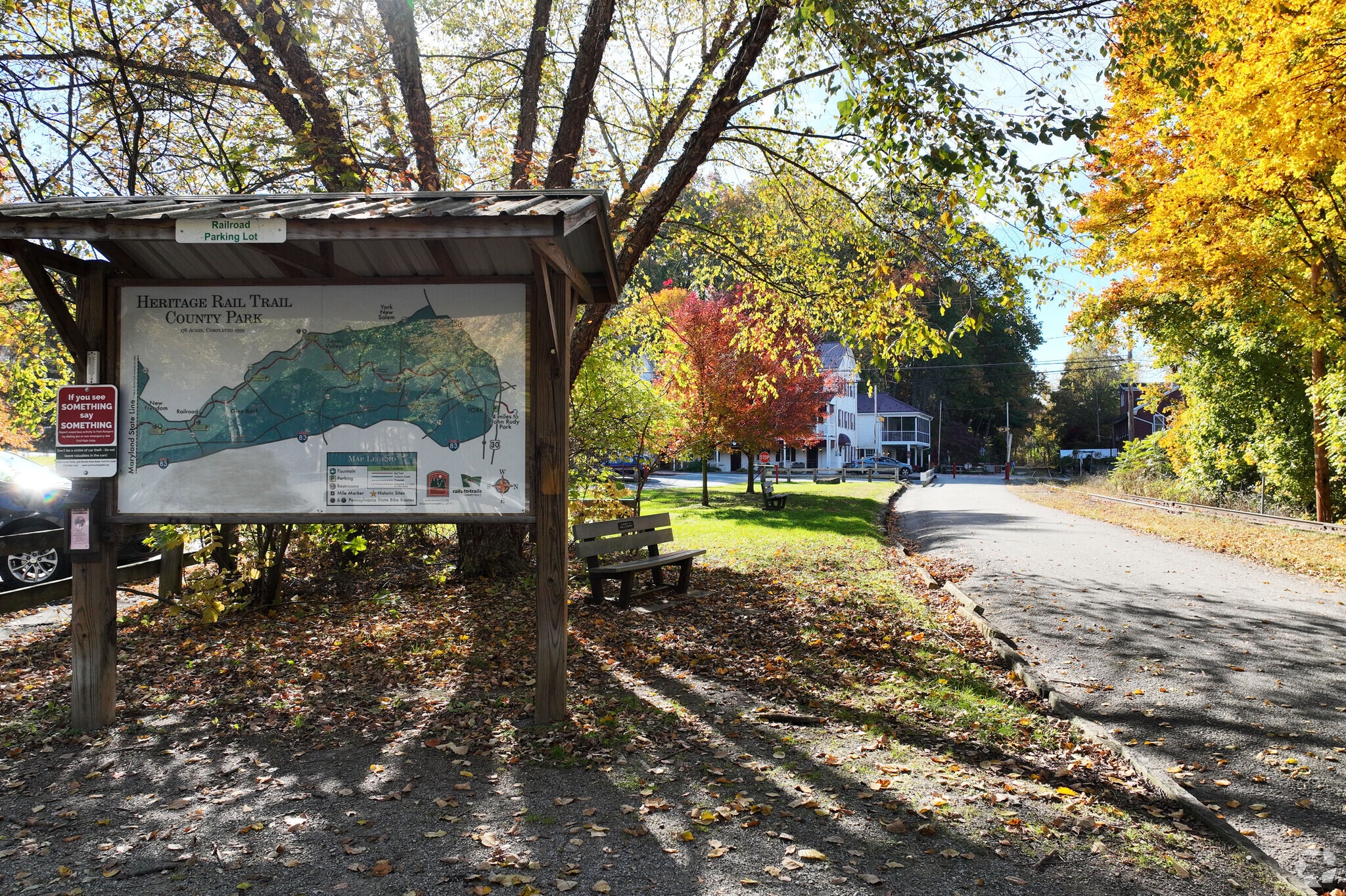 Take a historic train ride just outside town in Railroad, PA.