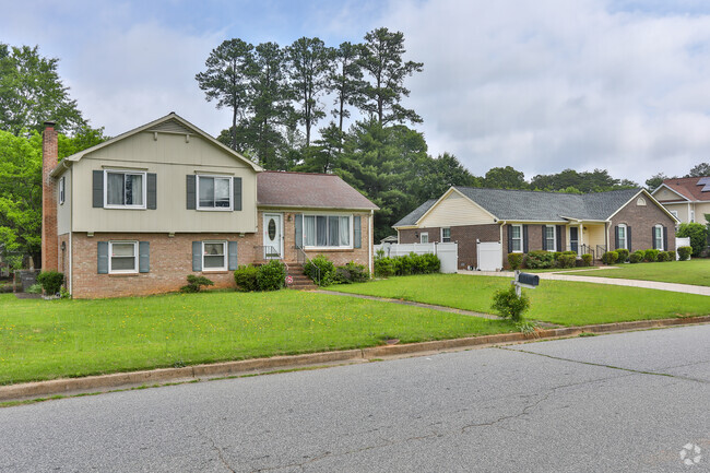 Camelot features many varieties of homes on its residential streets.