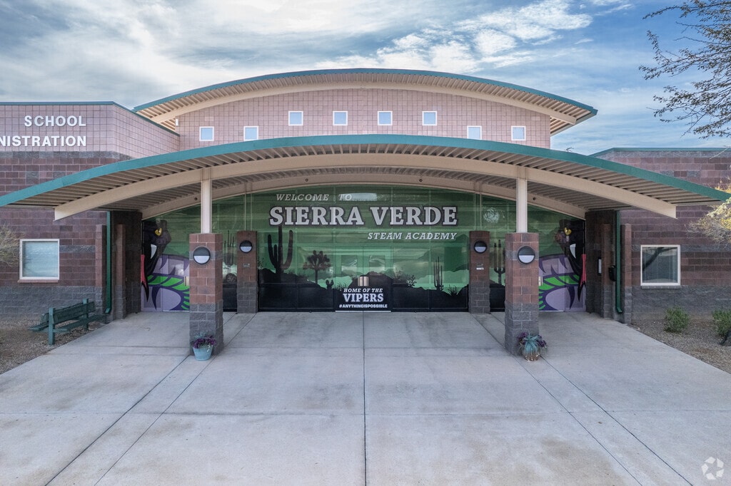 The main office at Sierra Verde Elementary School in Glendale.