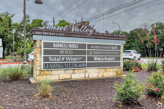 Sunset Valley Village is a shopping destination for those in Deerfield At Brodie.