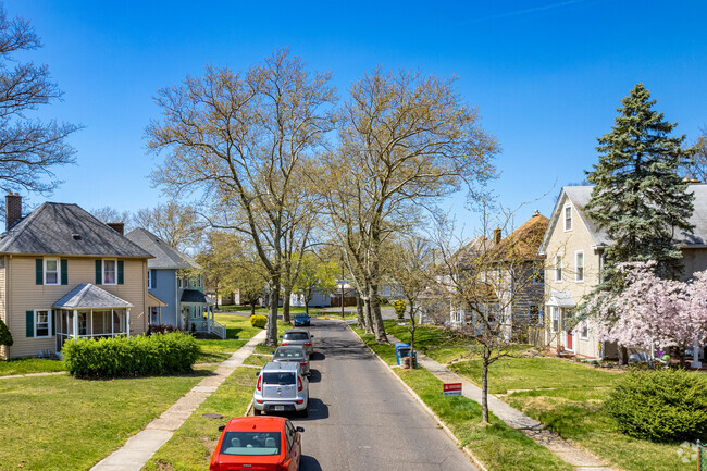 Homes on tree-lined streets has multiple neighborhoods like this all over Brooklawn, NJ.