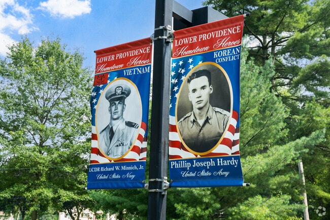 Throughout Eagleville are memorials to residents that served their country.