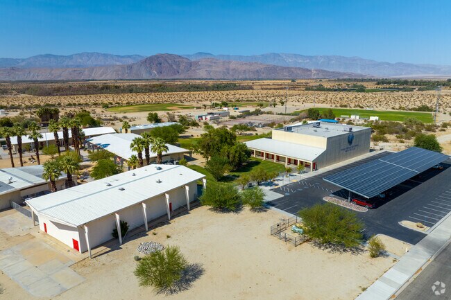 At Borrego Springs High School, education meets inspiration beneath clear skies and mountain views.