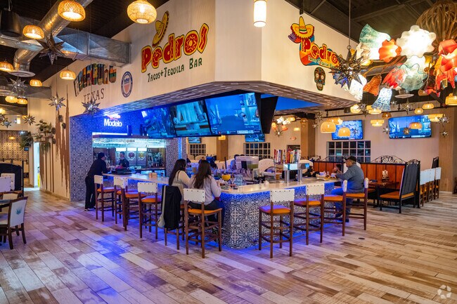 Pedro's offers Mexican food with a bar in Edinburg.