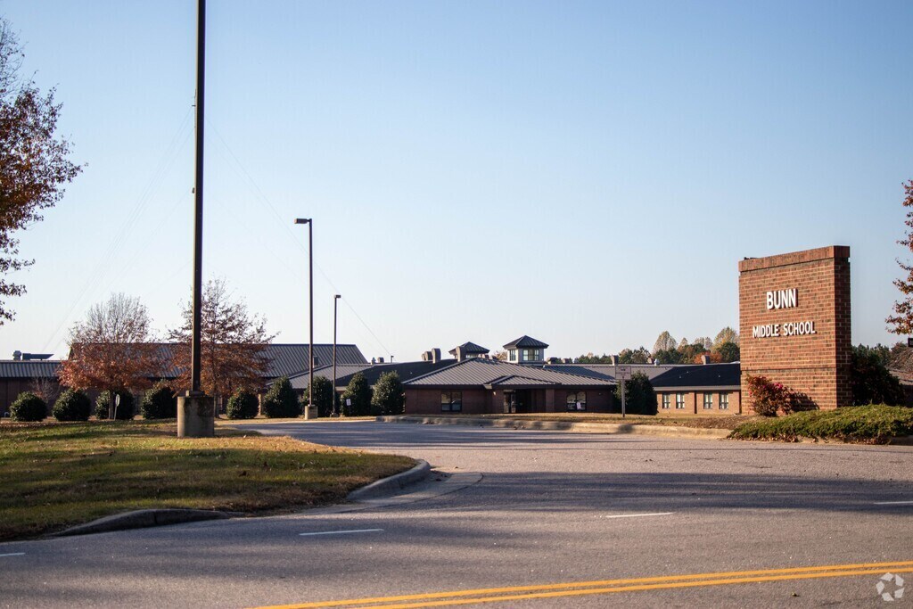 Bunn Middle School serves students in the Youngsville community.